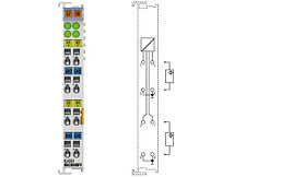 KL4034 | 4-channel analog output terminal -10…+10 V