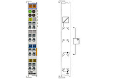 KL4031 | 1-channel analog output terminal -10…+10 V