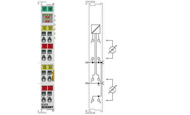 KL3454 | 4-channel analog input terminal 4…20 mA, фото 2