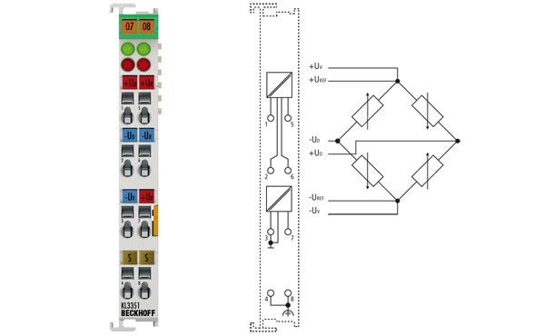 KL3351 | 1-channel resistor bridge terminal (strain gauge) - фото 1 - id-p101664603