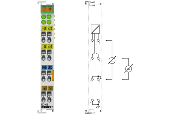 KL3064 | 4-channel analog input terminal 0 10 V - фото 1 - id-p101664624