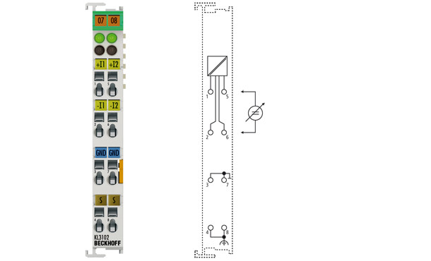 KL3102 | 2-channel analog input terminal -10 +10 V - фото 1 - id-p101664634