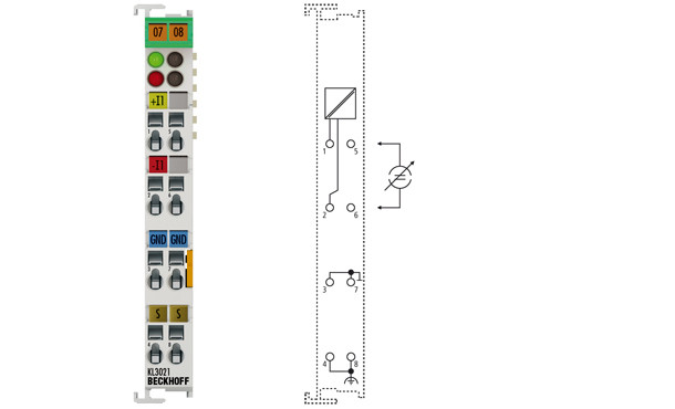 KL3021 | 1-channel analog input terminal 4 20 mA - фото 1 - id-p101664635