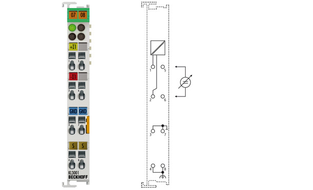 KL3001 | 1-channel analog input terminal -10 +10 V - фото 1 - id-p101664641