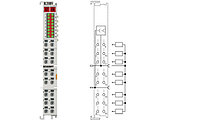 KL2889 | HD Bus Terminal, 16-channel digital output 24 V DC, 0 V (ground) switching