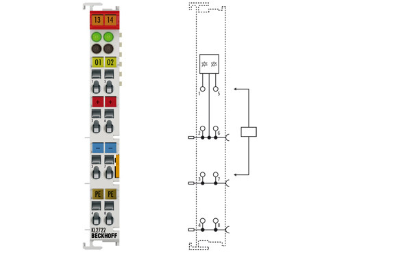 KL2722 | 2-channel triac output terminal 12…230 V AC
