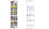 KL2541 | Stepper motor terminal 50 V DC, 5 A, with incremental encoder