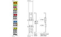 KL1362 | 2-channel digital input terminal for break-in alarm