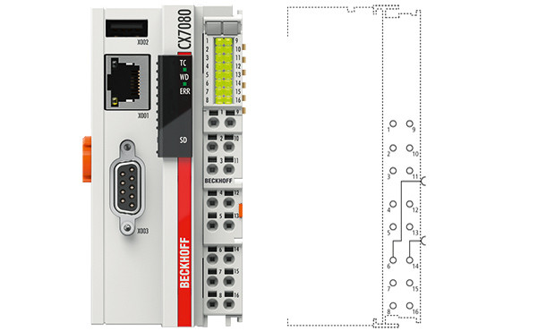 CX7080 | Embedded PC for RS232/RS485 - фото 1 - id-p101664815