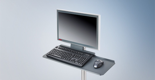 C9900-M423 | Keyboard and mouse shelf with integrated 2-port USB socket - фото 1 - id-p101664914