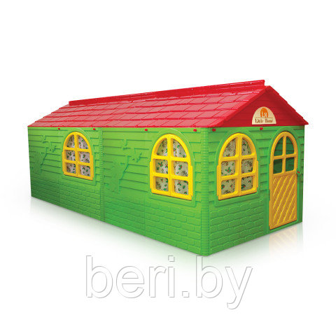 025500/23 Детский дом Долони "Домик детский №3" пластиковый 256*129*120 см Doloni