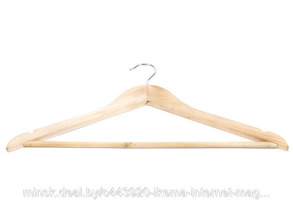 Вешалка-плечики для одежды деревянные, 44,5 см. - фото 1 - id-p101712899