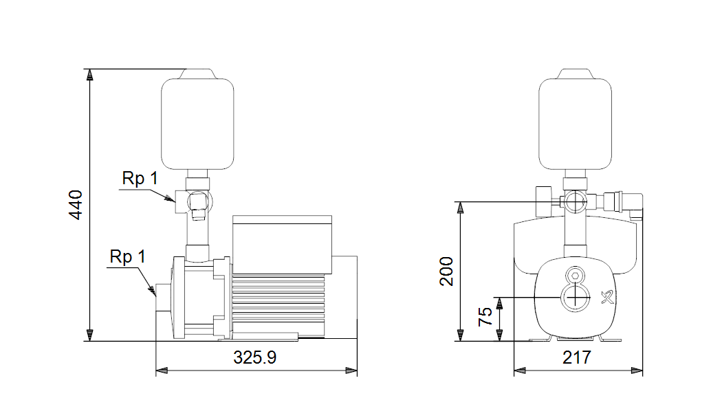 Насосная станция Grundfos CMBE 1-44 - фото 3 - id-p69143788