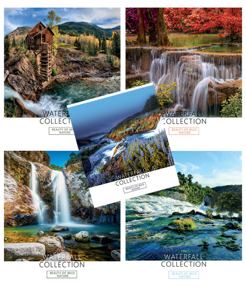 Тетрадь А5 Waterfall 48 листов в клетку (Цена с НДС)
