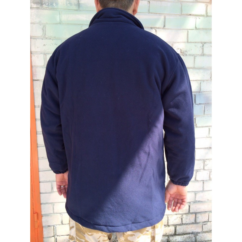 Куртка флисовая с утеплителем Англия, Синяя. - фото 2 - id-p101719920
