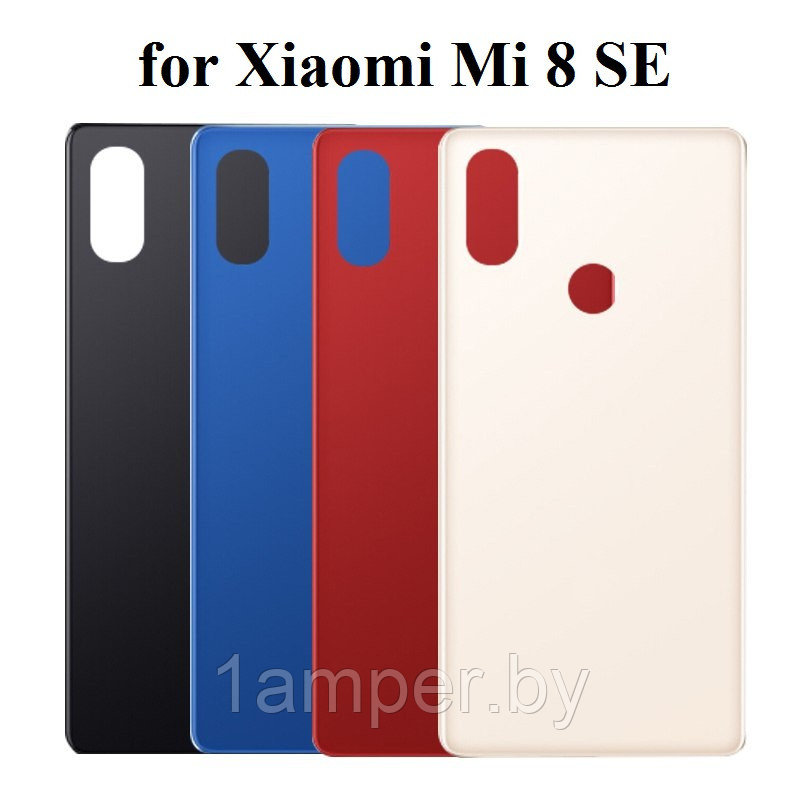 Задняя крышка Original для Xiaomi Mi8 SE Белая, черная - фото 1 - id-p95346902