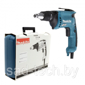 Шуруповерт MAKITA FS 4000 K в чем. (570 Вт, патрон внутр. шестигр. 1/4", 16 Нм, шурупы до 6 мм) - фото 1 - id-p101728004