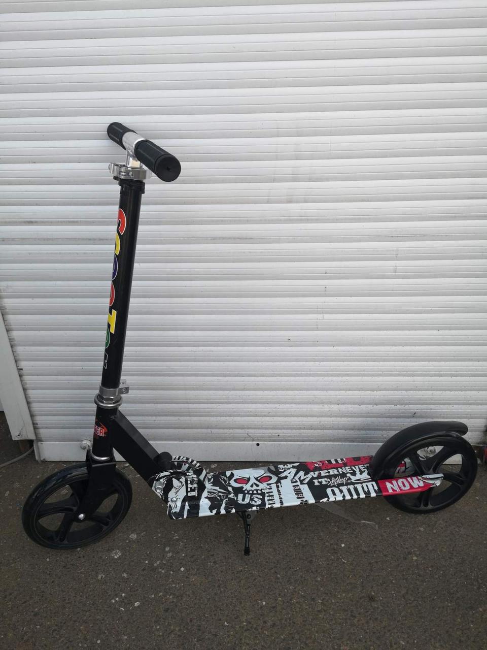 Самокат двухколёсный "Scooter" MAXI (3 расцветки граффити), арт.3623 - фото 7 - id-p101734494