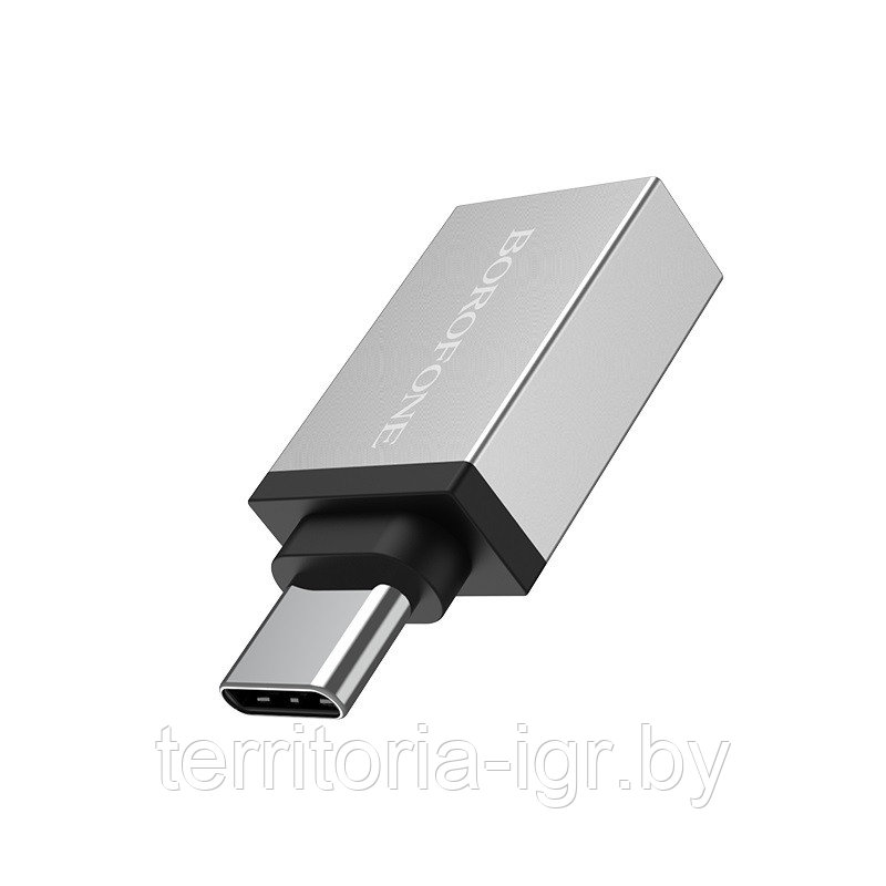 Переходник-адаптер BV3 USB3.0 - Type-c OTG Borofone - фото 2 - id-p101752101