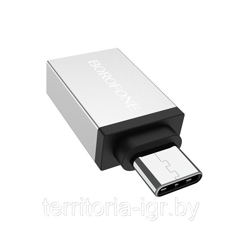 Переходник-адаптер BV3 USB3.0 - Type-c OTG Borofone - фото 4 - id-p101752101