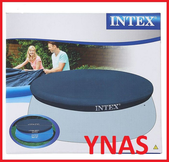 Защитный тент чехол для надувных бассейнов Intex Easy Set арт. 28021 / 58938 305 см (для надувного бассейна)