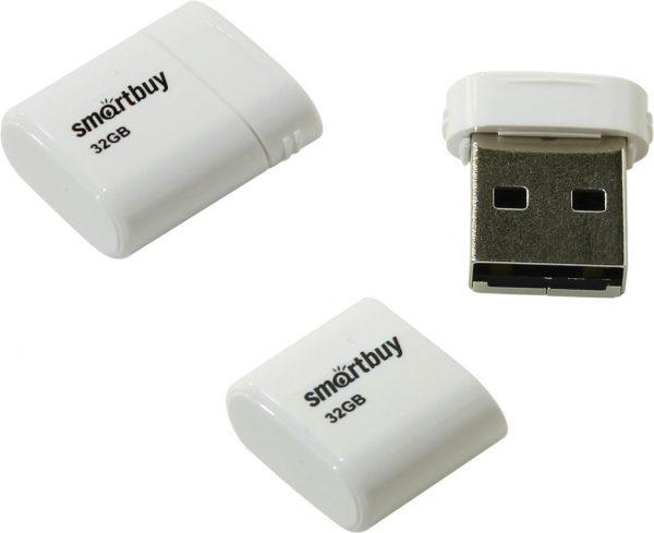 USB флеш-диск SmartBuy 32GB LARA White (SB32GBLARA-W)