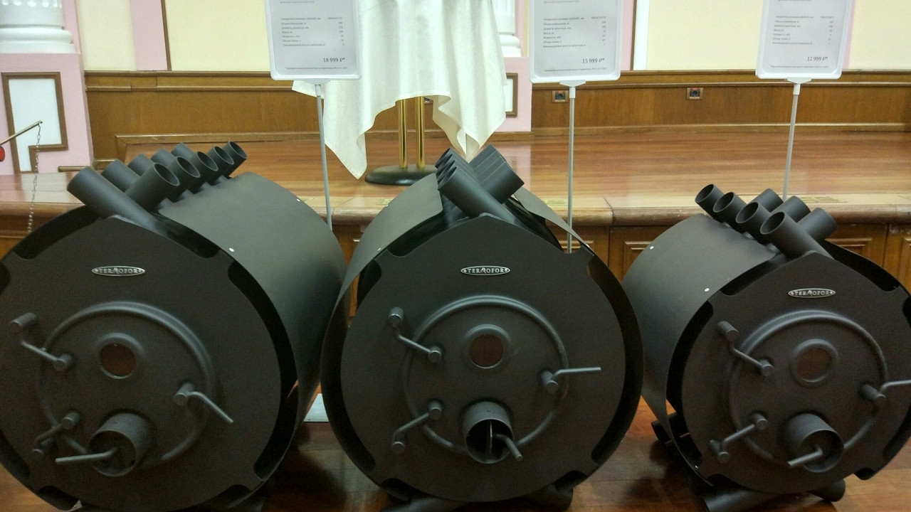 Печь отопительная Термофор Валериан 15 кВт антрацит (230м3) - фото 3 - id-p101765349