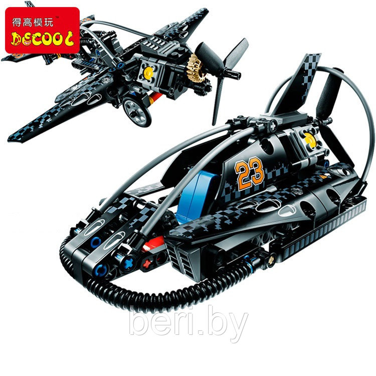 3361 Конструктор Decool "Корабль и самолет", 2 в 1, 170 деталей, аналог LEGO Technic - фото 1 - id-p101776839