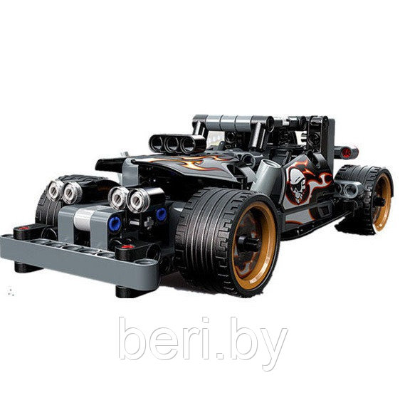 3417 Конструктор Decool "Гоночный автомобиль", 170 деталей, аналог LEGO Technic 42046 - фото 4 - id-p101776911