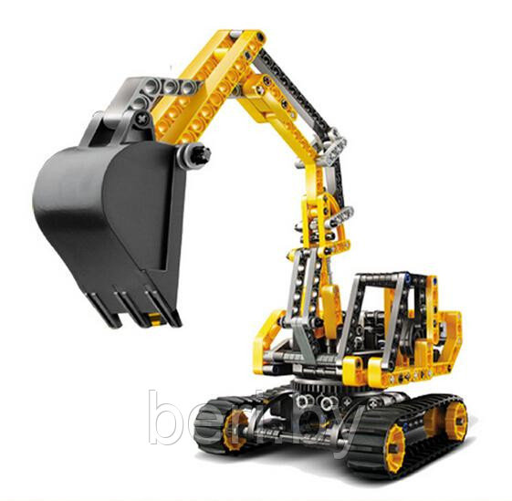 3359 Конструктор Decool "Экскаватор", 286 деталей, аналог LEGO Technic 8419