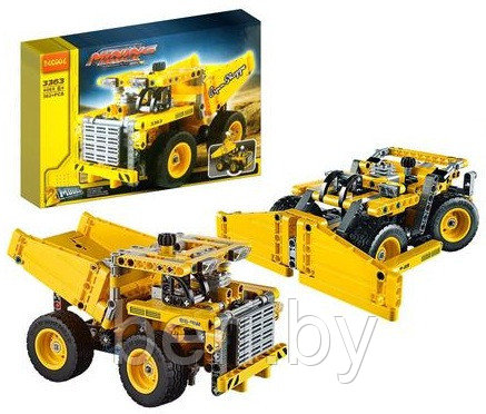 3363 Конструктор Decool "Самосвал", 362 детали, аналог LEGO Technic 42035
