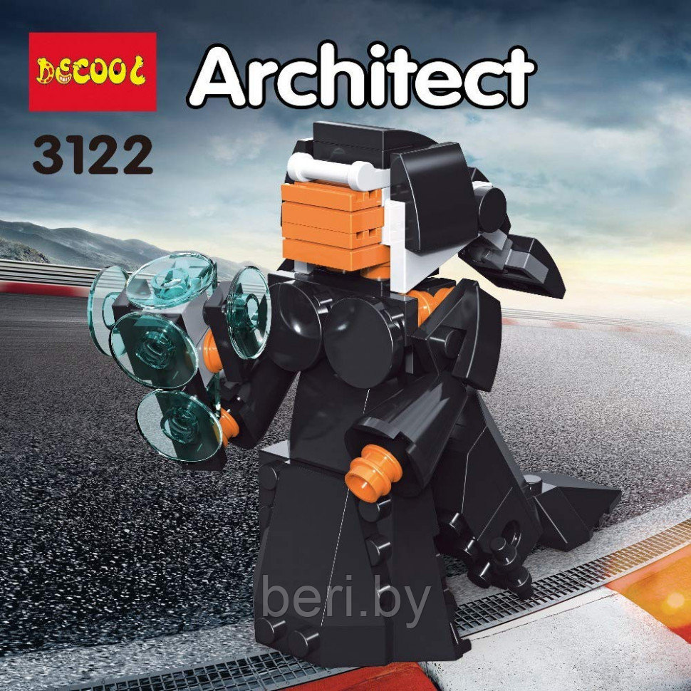 3122 Конструктор Decool Architect "Транспорт 36 в 1", 256 деталей, аналог Лего - фото 6 - id-p101801884
