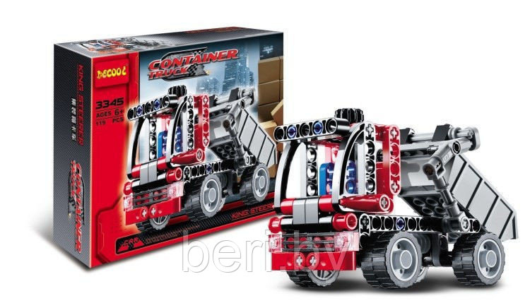 3345 Конструктор Decool "Самосвал", 119 деталей, аналог Лего Техник LEGO Technic - фото 2 - id-p101801906