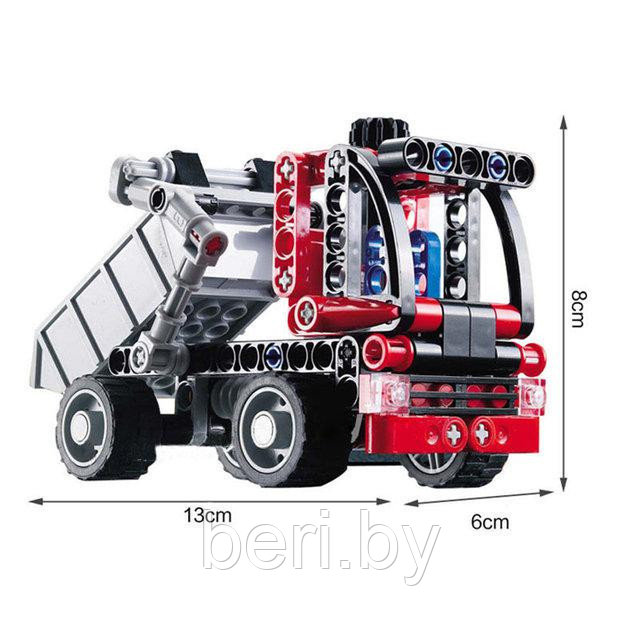 3345 Конструктор Decool "Самосвал", 119 деталей, аналог Лего Техник LEGO Technic - фото 5 - id-p101801906