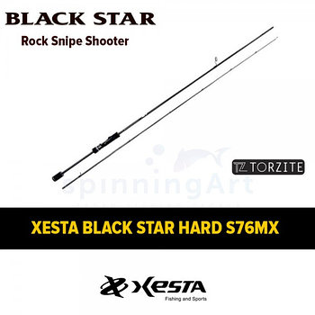 Спиннинг Xesta Black Star Hard S76MX Rock Snap Shooter