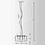 Подвесной светильник ZUMALINE P0076-03E-F4FZ CRYSTAL , фото 3