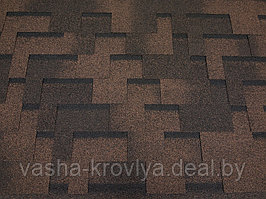 RoofShield Модерн Фэмили Эко Лайт коричневый с оттенением