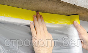 Укрывной материал (плёнка) для фасада с армирующей лентой CQ UVX Folie, 1,4 м х 14 м, Германия, фото 2