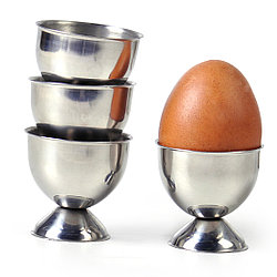 Набор подставок для яиц, 2 шт из нерж. стали, Англия