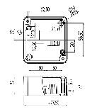 65004 - Коробка распаячная для о/п (белая), фото 2