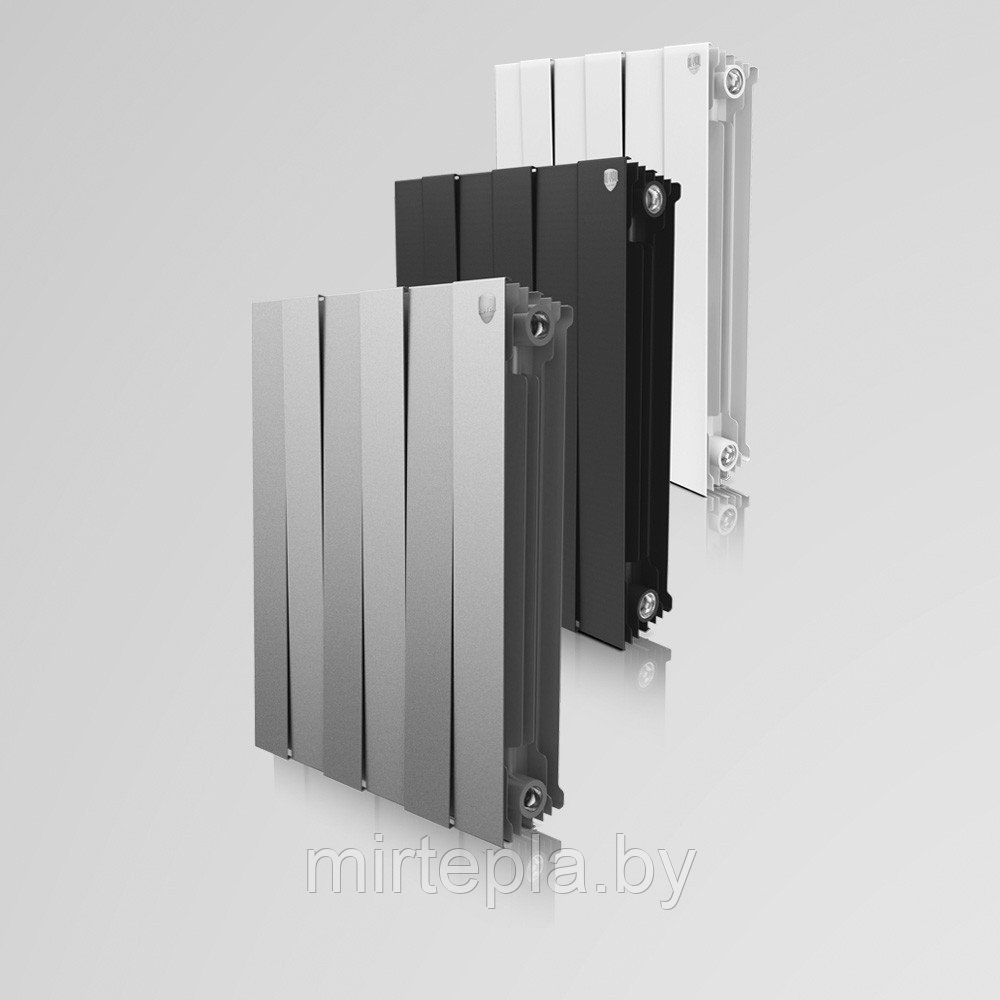 PIANO FORTE 500 (черный, серебристый) royal thermo биметалические радиаторы