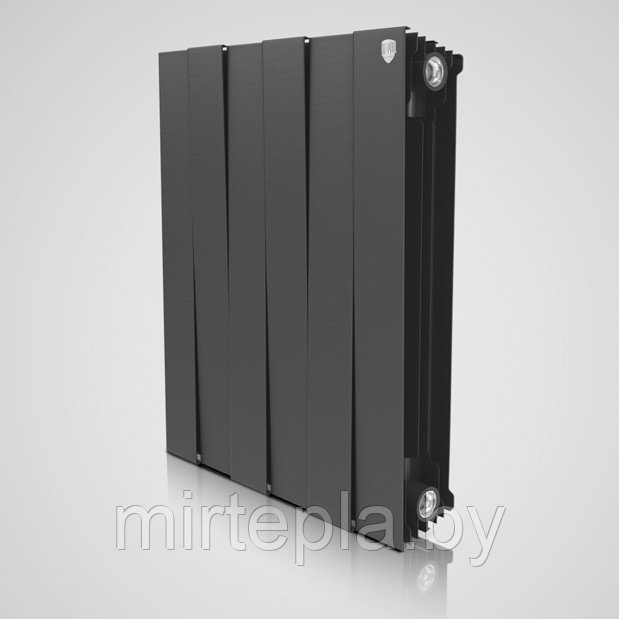 PIANO FORTE 500 (черный, серебристый) royal thermo биметалические радиаторы - фото 3 - id-p101813407