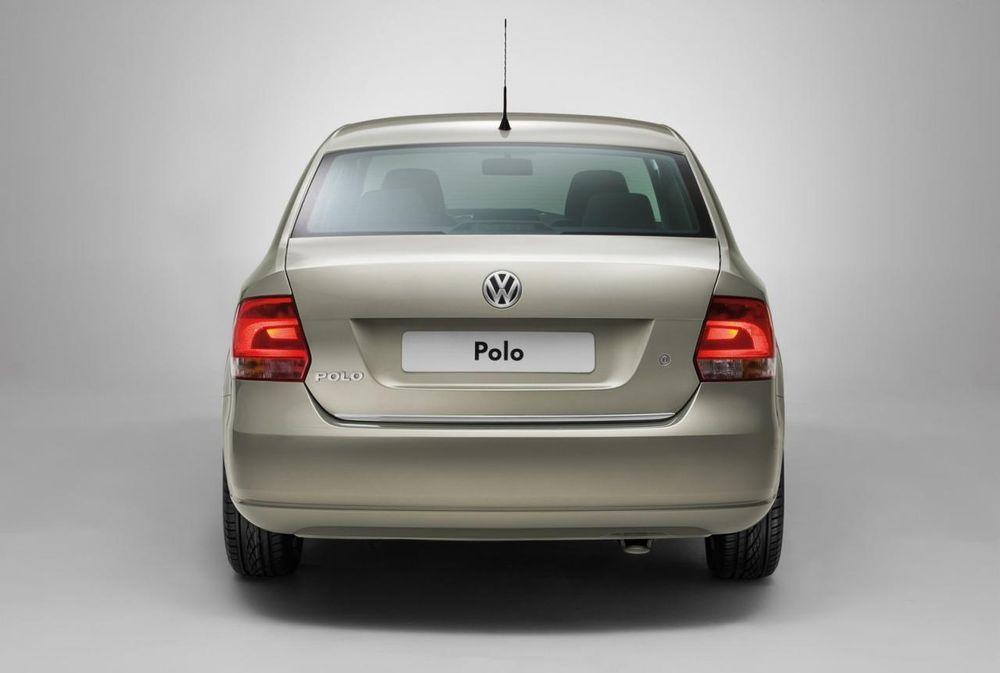 Бампер задний VW Polo Sedan 2009- 2014г Российской сборки TYG - фото 2 - id-p101827758