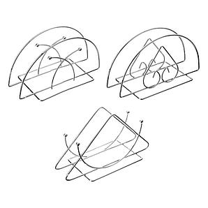 Салфетница, металл, 13х7х6см, 3 дизайна VETTA 844-055