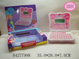 Детский обучающий ноутбук Эксперт розовый  арт.B427799R, 30 упражнений