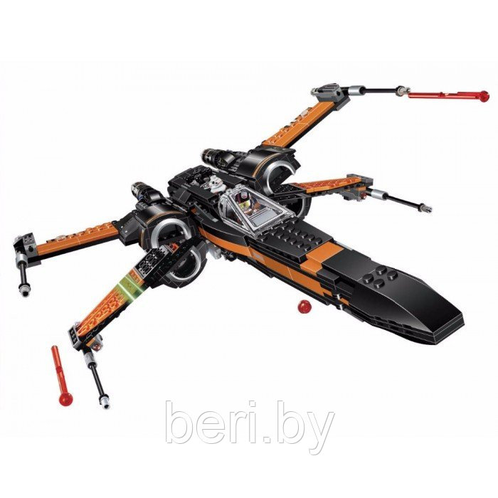 10466 Конструктор Bela "Звездные войны. Истребитель X-wing T - 70", 742 детали, аналог Lego Star Wars - фото 4 - id-p101835361