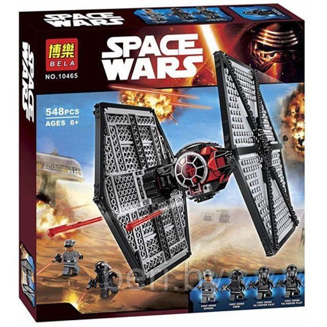 10465 Конструктор Bela "Звездные войны. Истребитель TIE" 548 деталей, аналог Lego Star Wars 75101