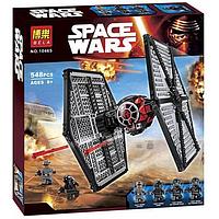 10465 Конструктор Bela "Звездные войны. Истребитель TIE" 548 деталей, аналог Lego Star Wars 75101