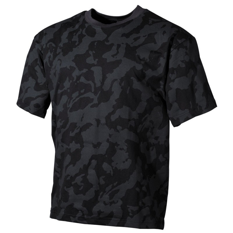 Футболка US T-Shirt Германия, 170г /м², Night Camo. - фото 1 - id-p101835462