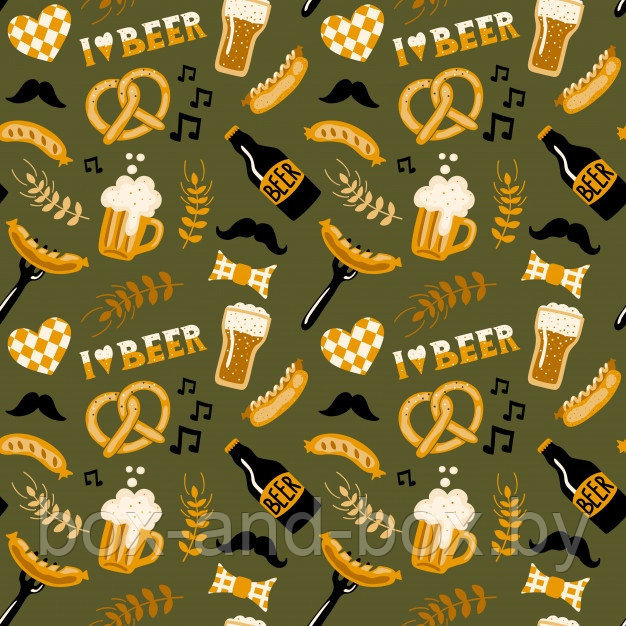 Коробка "I love beer" размер 10*10*4 см